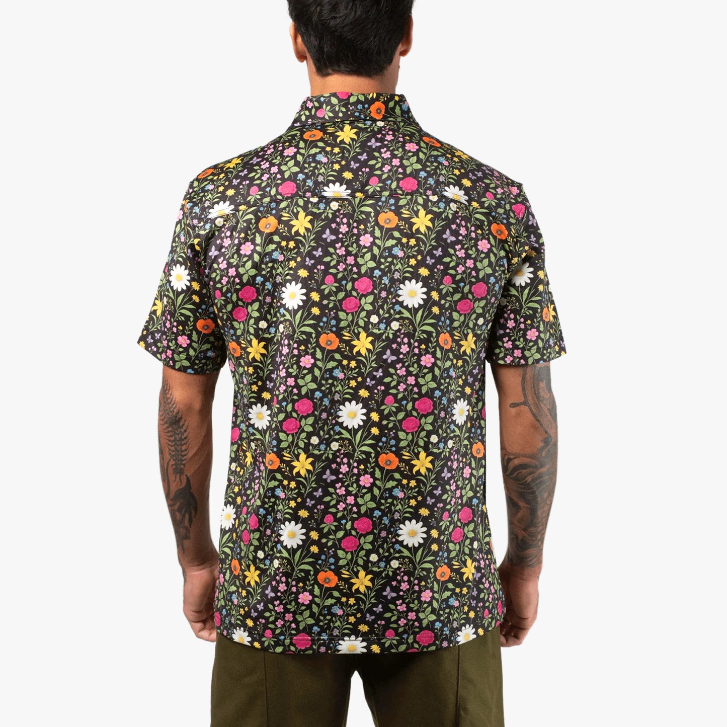 
                  
                    Men's Vast Aqua Terra Scritti Politti Tech Button Up - 'Black Multi'
                  
                