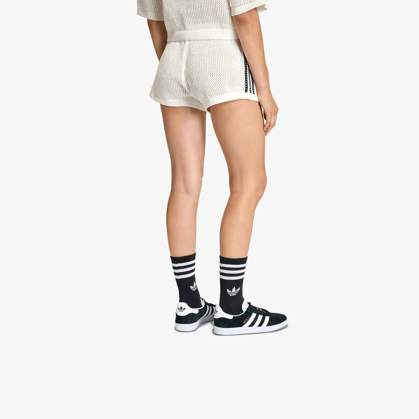 
                  
                    Women's Adidas Knitted Crochet Shorts - 'Off White'
                  
                
