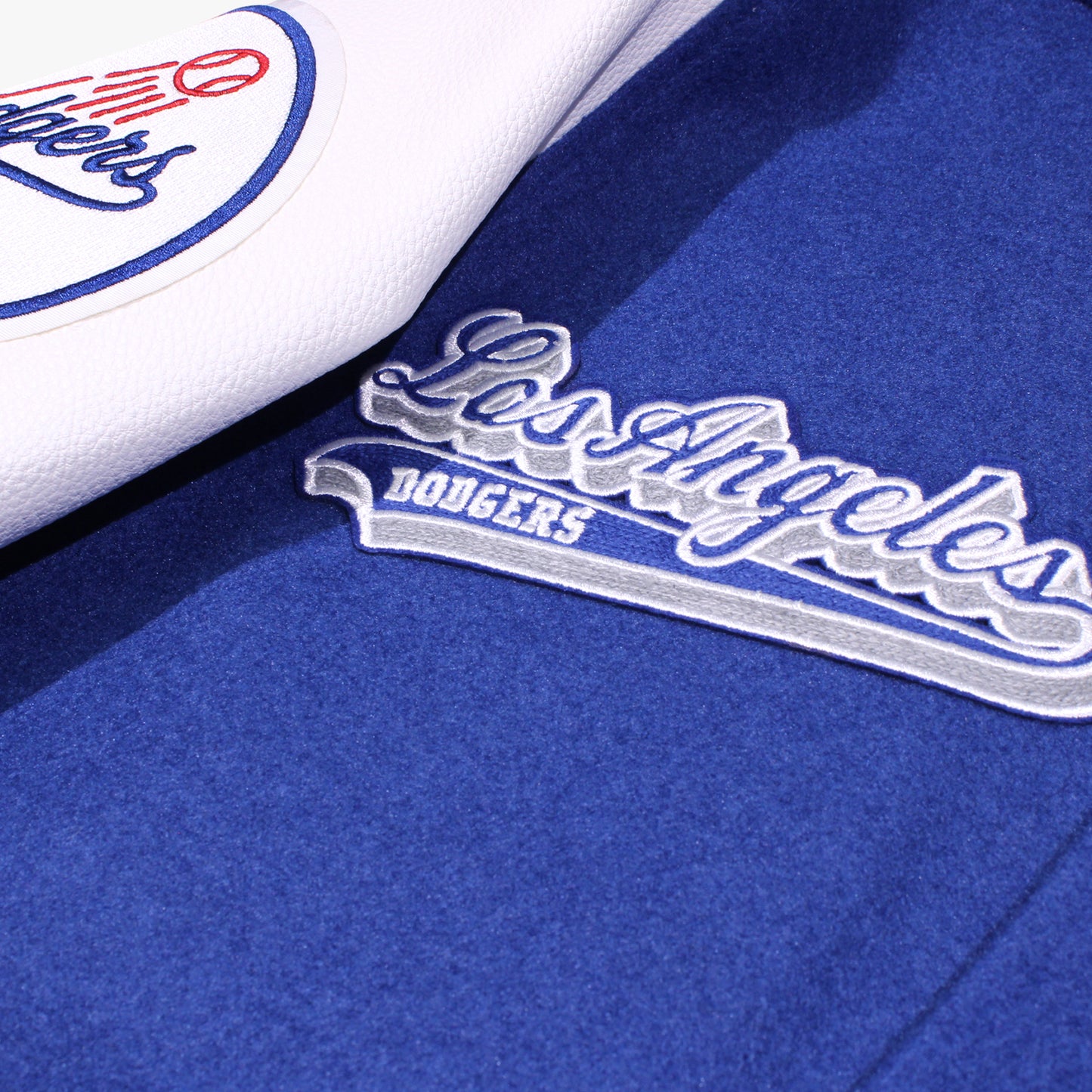 
                  
                    Men's Pro Standard LA Dodgers Script Tail Rib Wool Varsity Jacket - Blue/White
                  
                