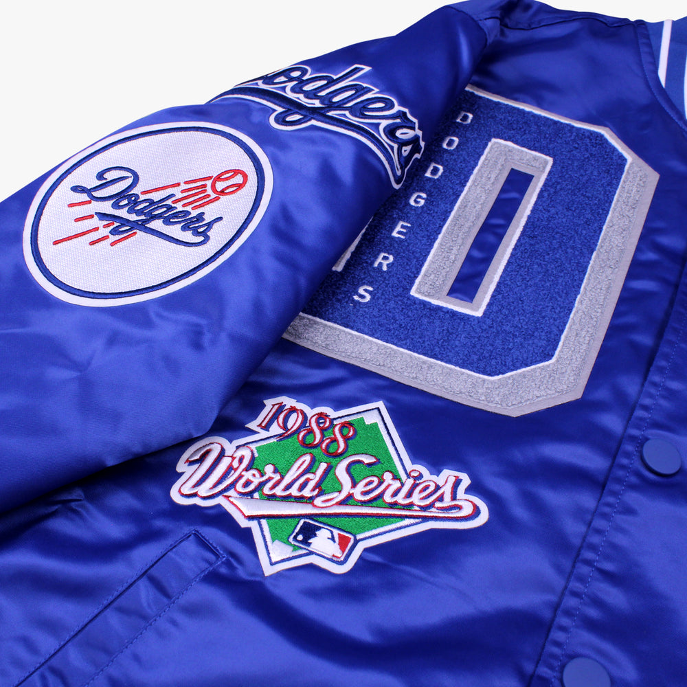 
                  
                    Men's Pro Standard Los Angeles Dodgers Mash Up Rib Satin Jacket - Dodger Blue
                  
                