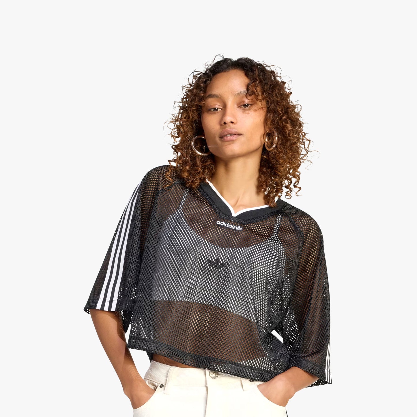 
                  
                    Women's Adidas Mesh Short Sleeve Tee - 'Black'
                  
                