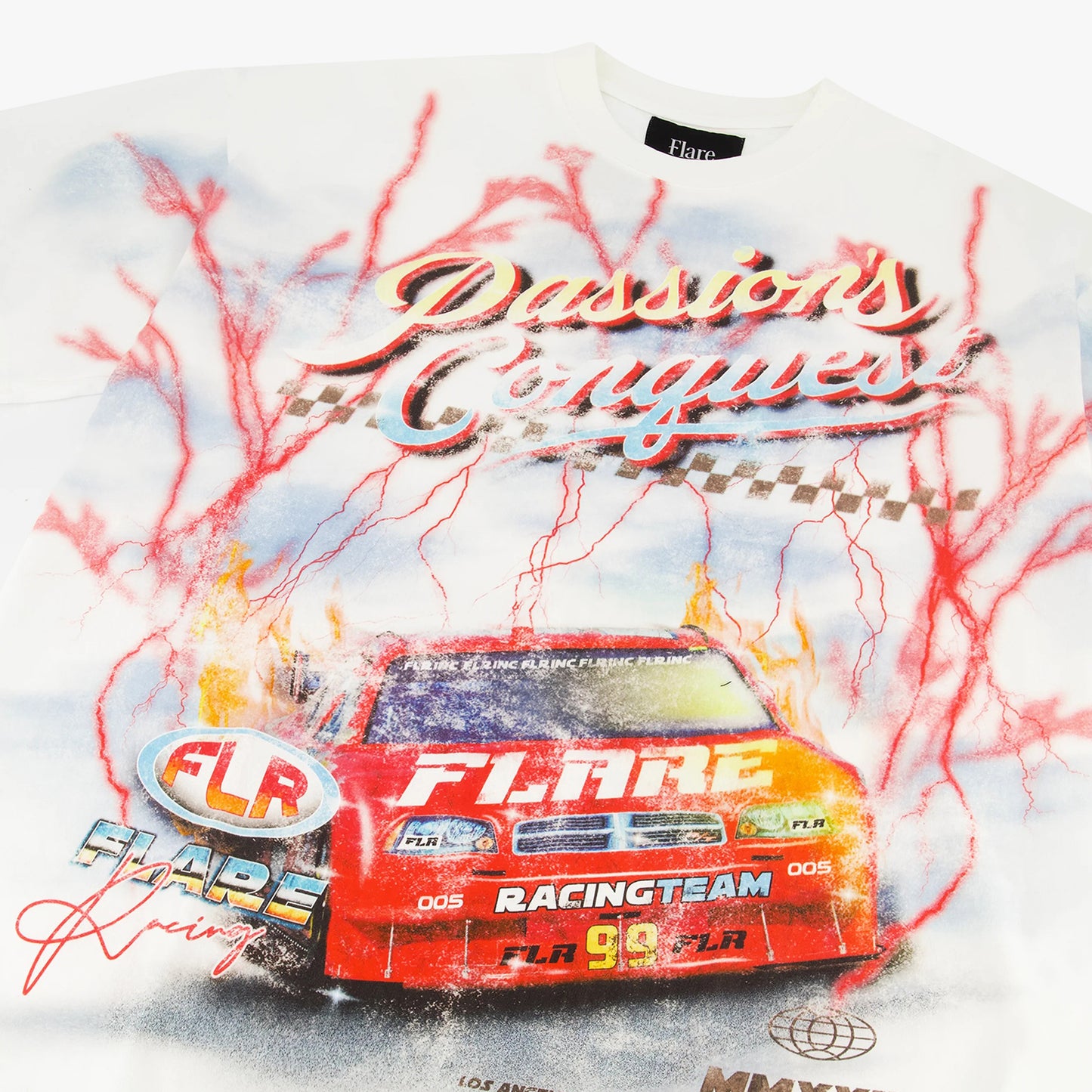 
                  
                    Men's Flare Passions Conquest T-Shirt - 'White'
                  
                