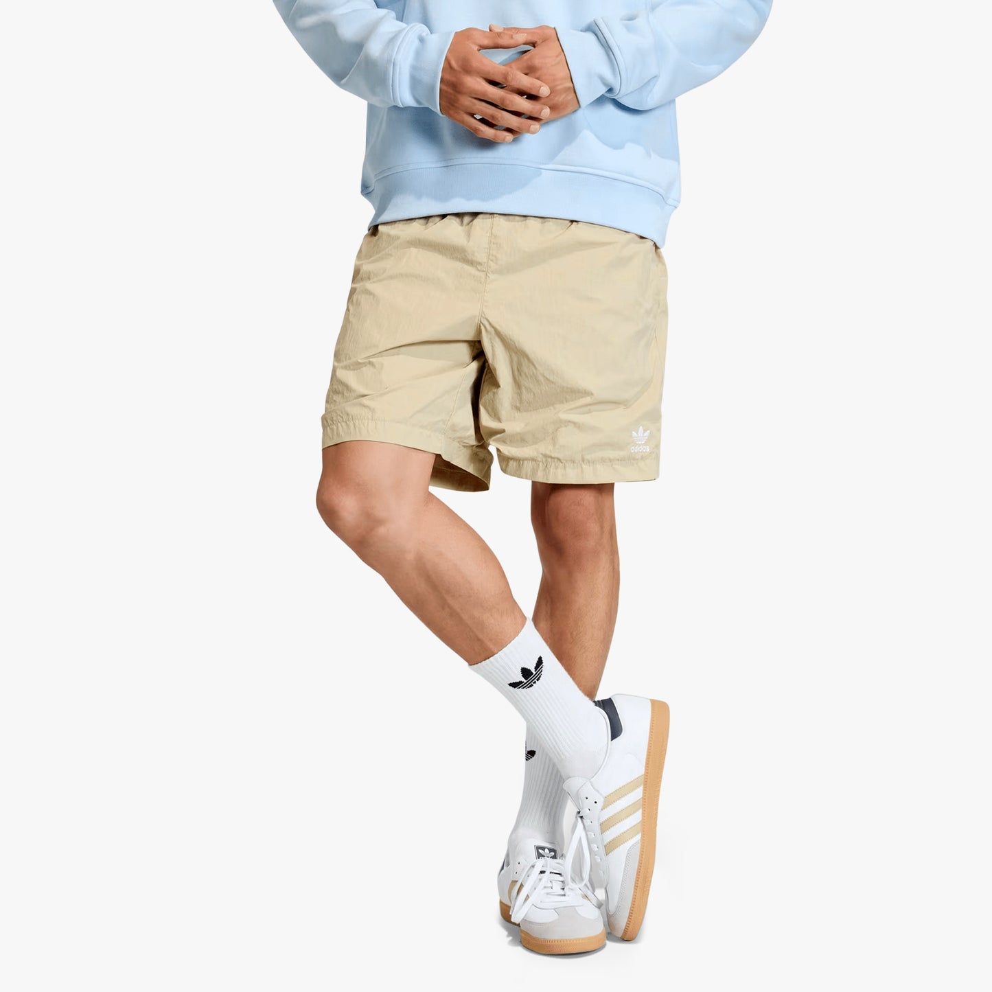 
                  
                    Men's Adidas Trefoil Essentials Woven Shorts - 'Stone Khaki'
                  
                